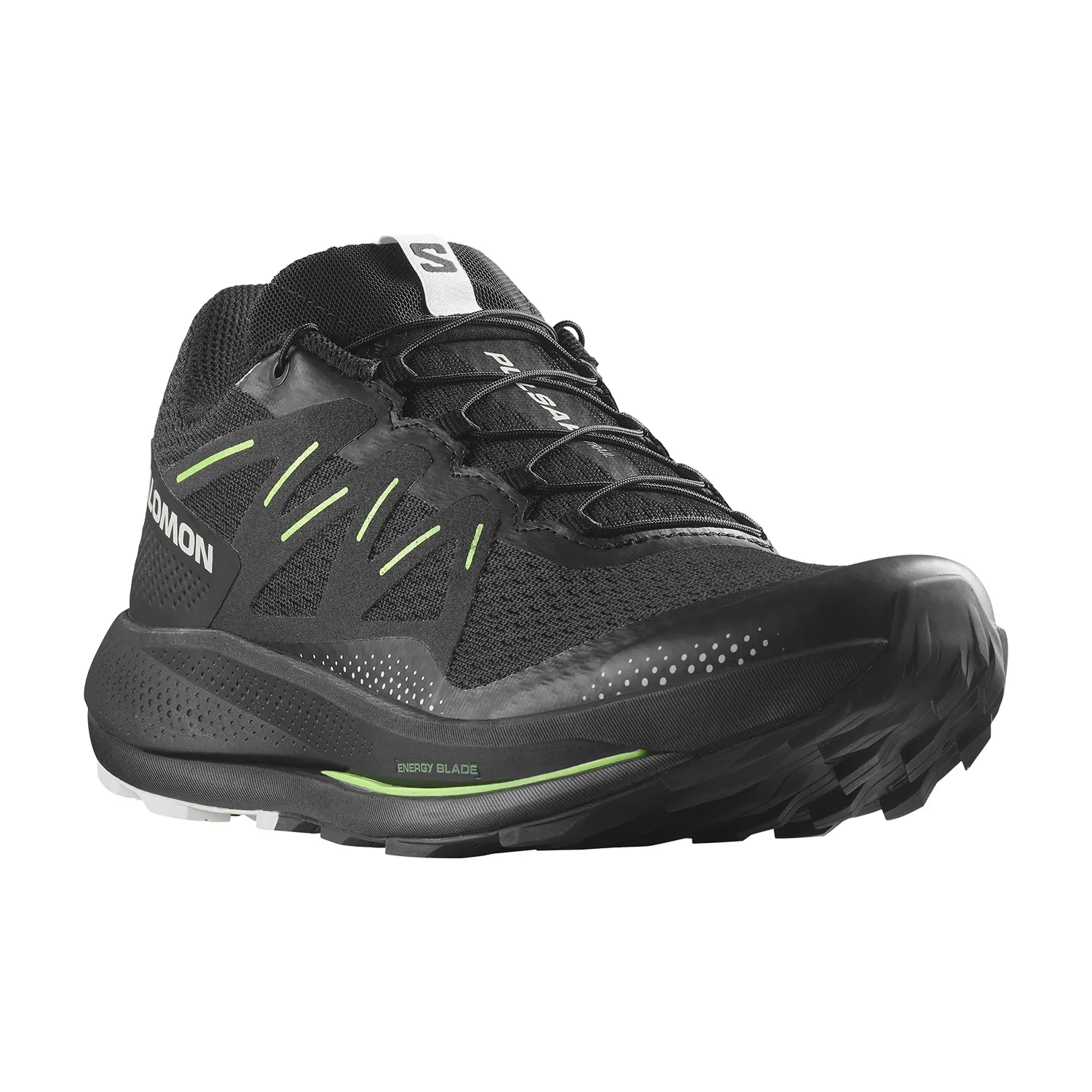 Salomon Pulsar Trail  Black/Green Gecko