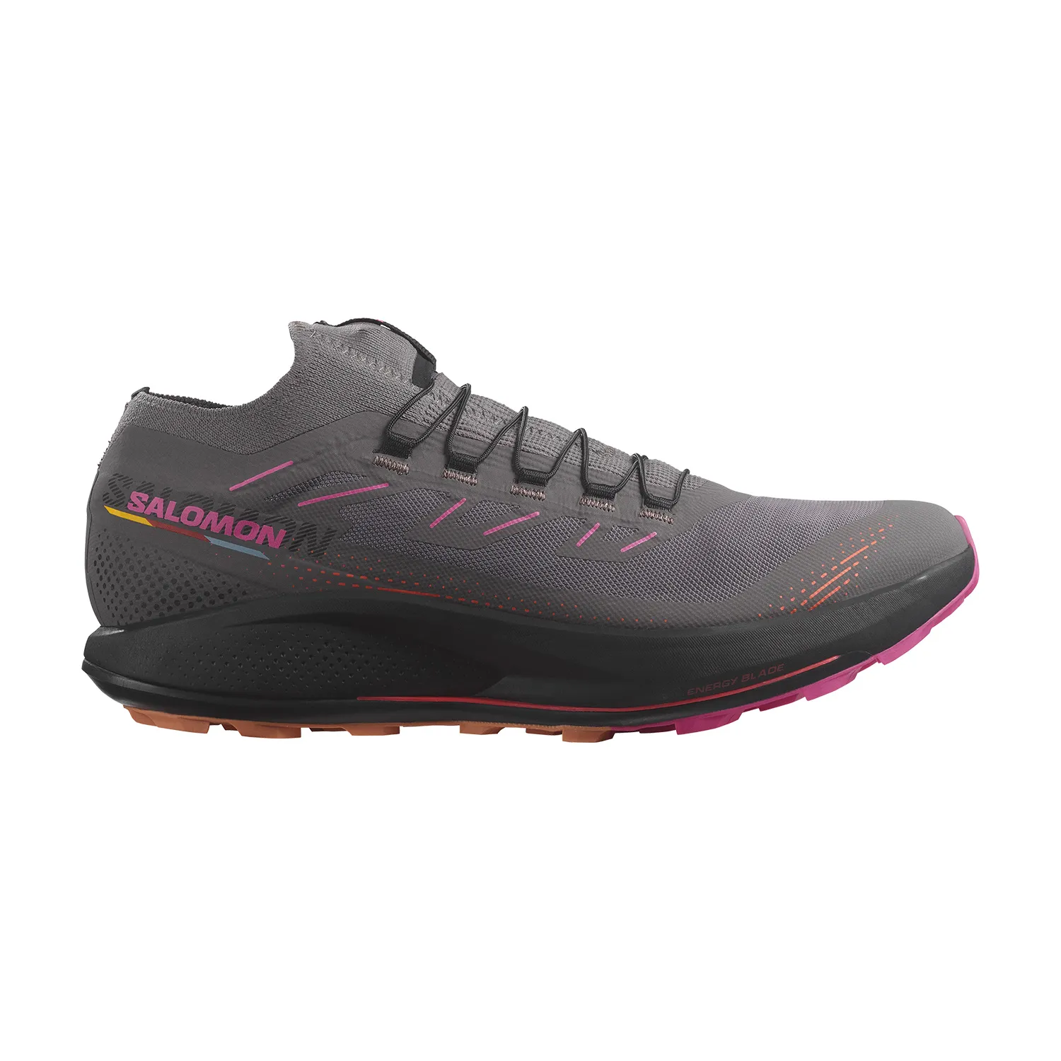 Salomon Pulsar Trail Pro 2  Plum Kitten/Black/Pink Glo