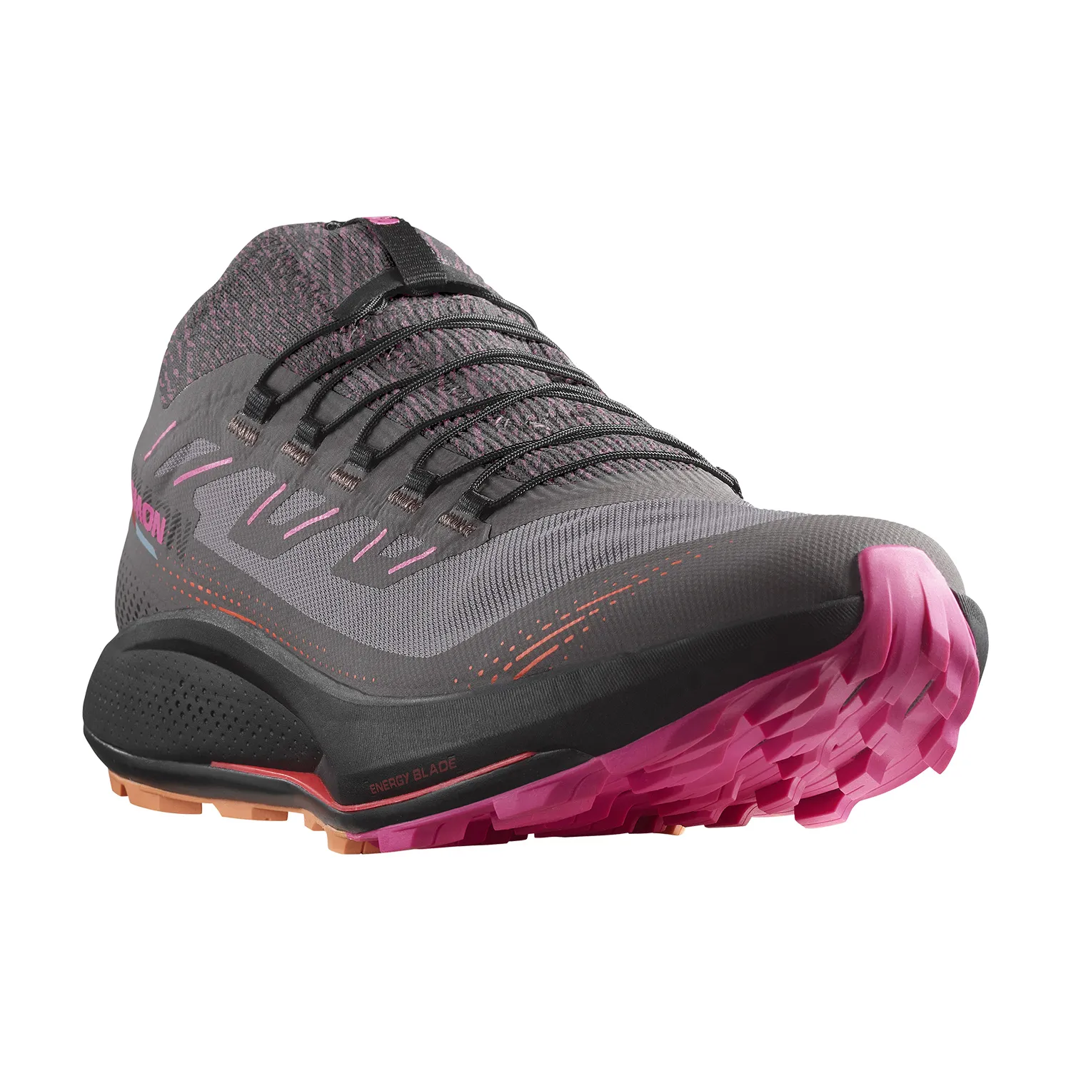 Salomon Pulsar Trail Pro 2  Plum Kitten/Black/Pink Glo