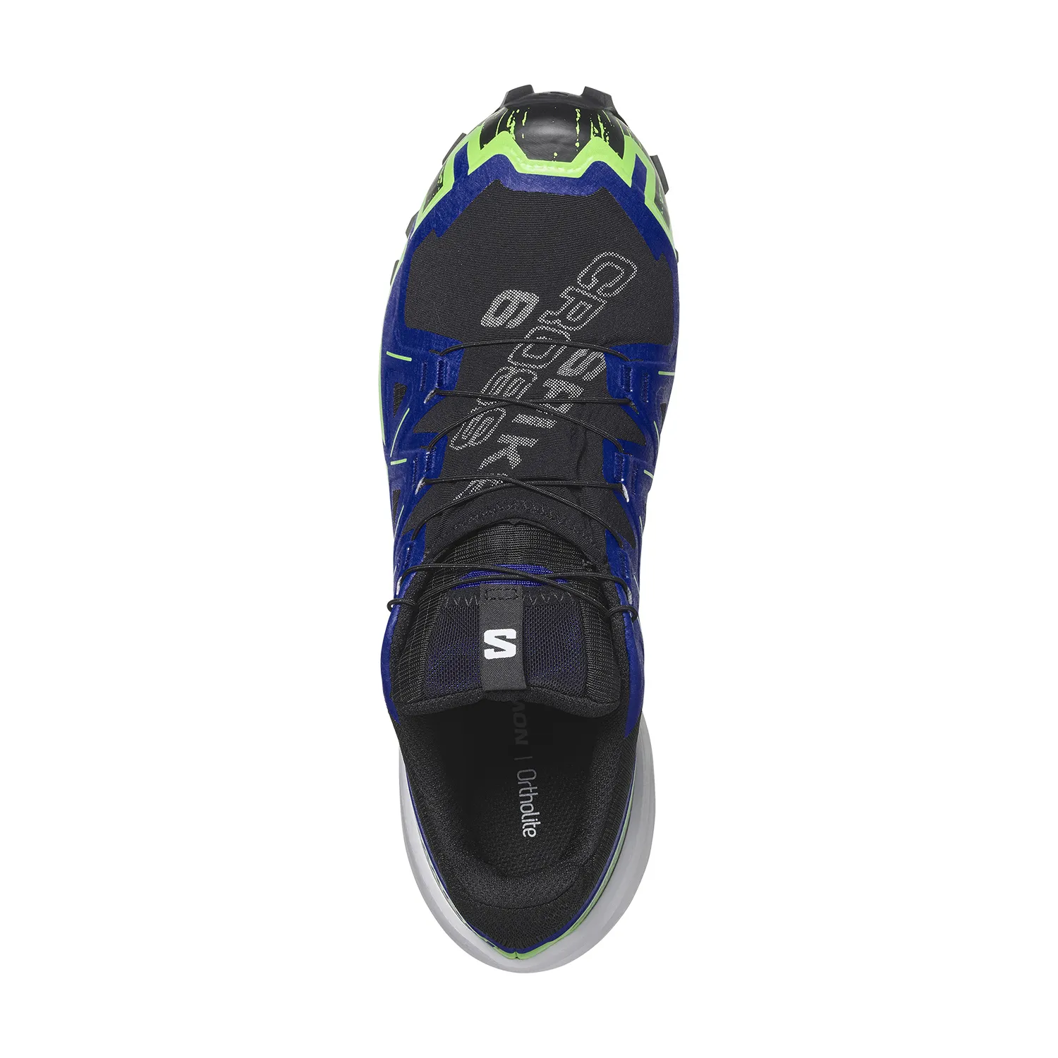 Salomon Spikecross 6 GTX  Black/Surf The Web/Green Gecko