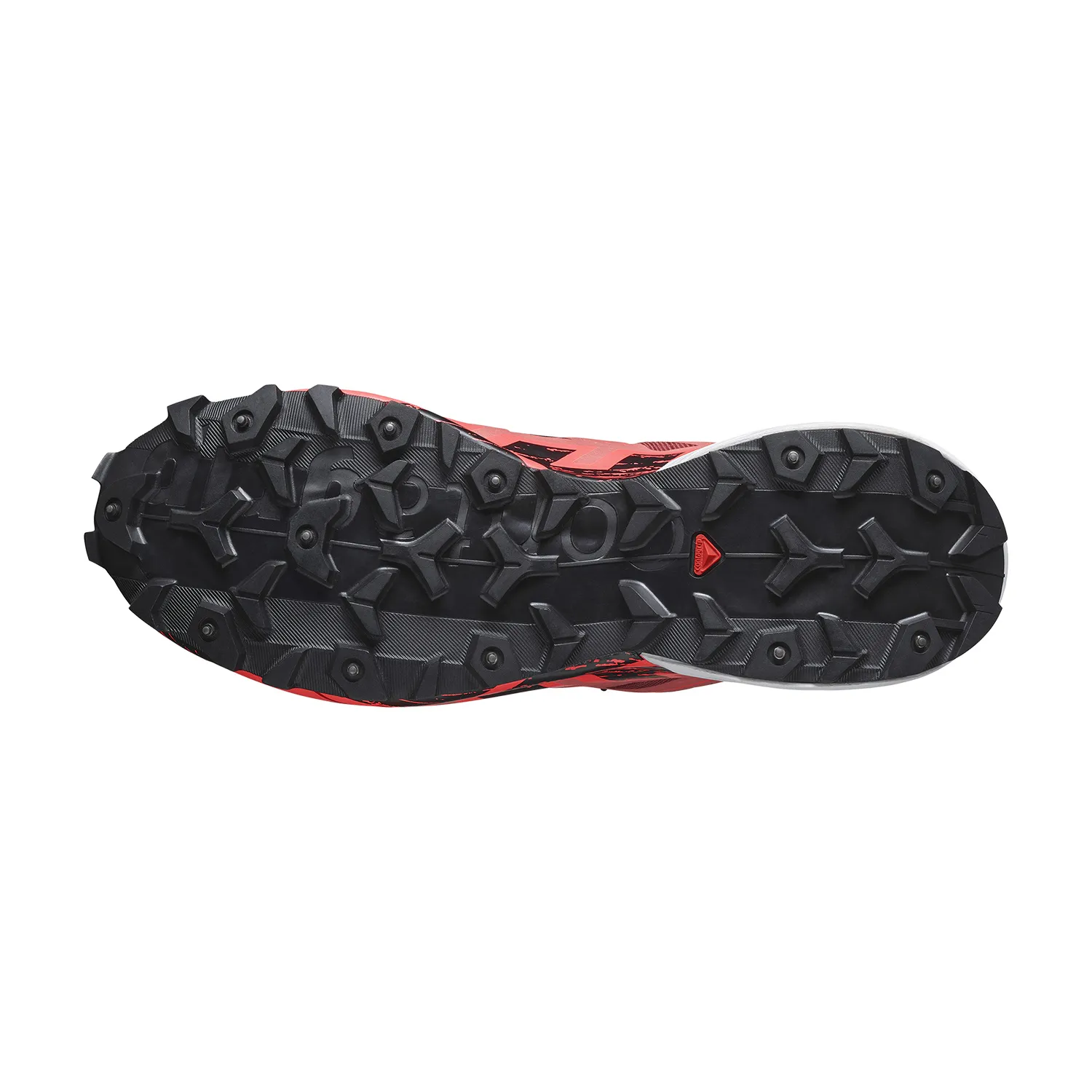 Salomon Spikecross 6 GTX  Cow Hide/Black/Fiery Coral