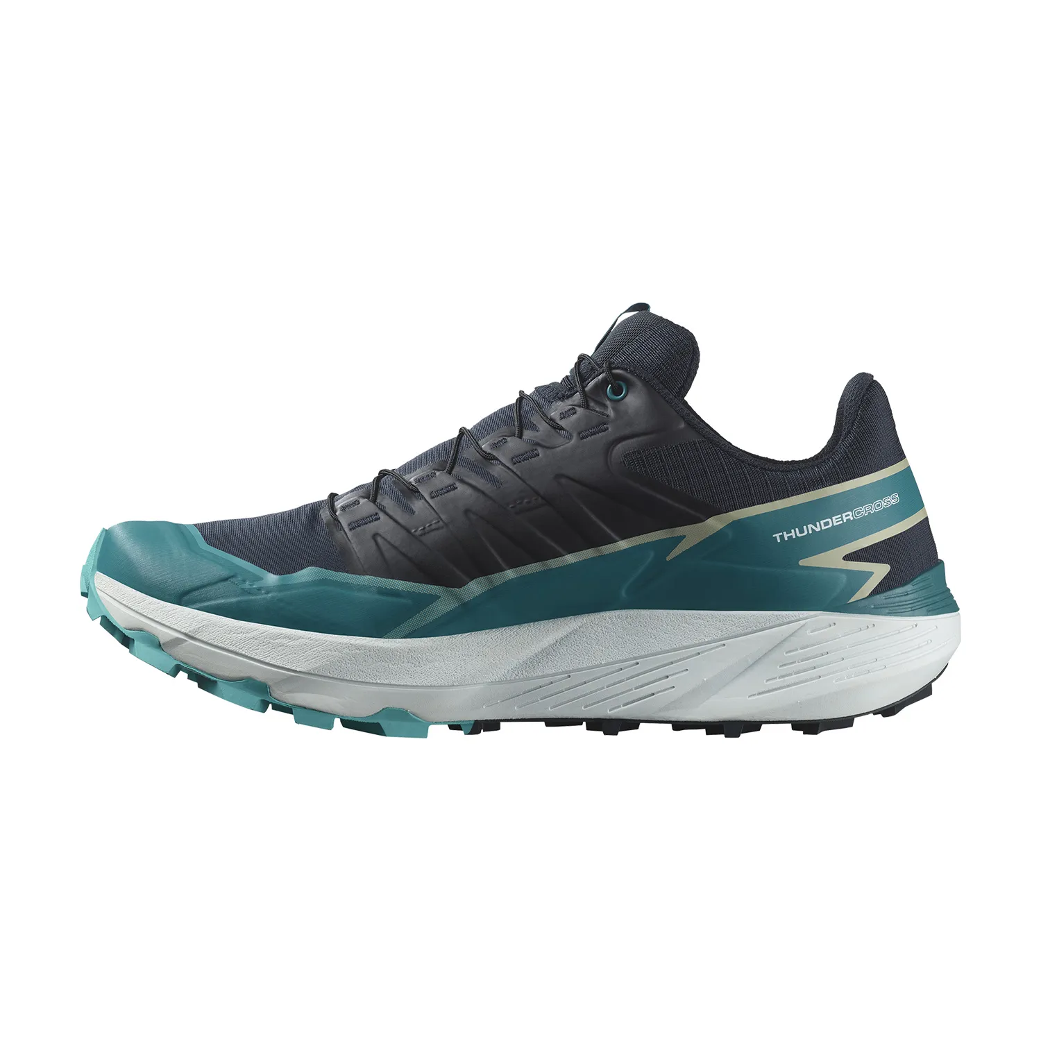 Salomon Thundercross  Carbon/Tahitian Tide/Peacock Blue