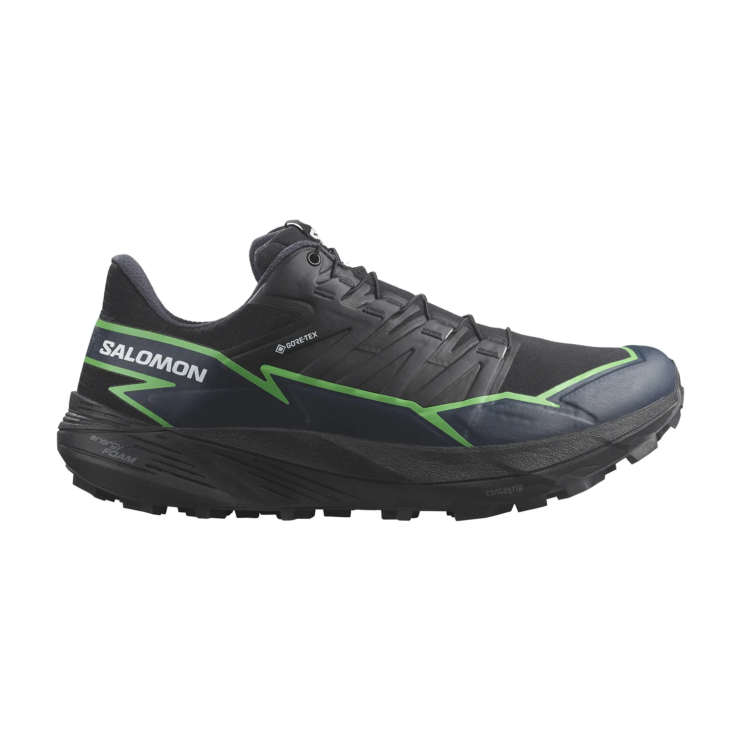 Salomon Thundercross GTX  Black/Green Gecko