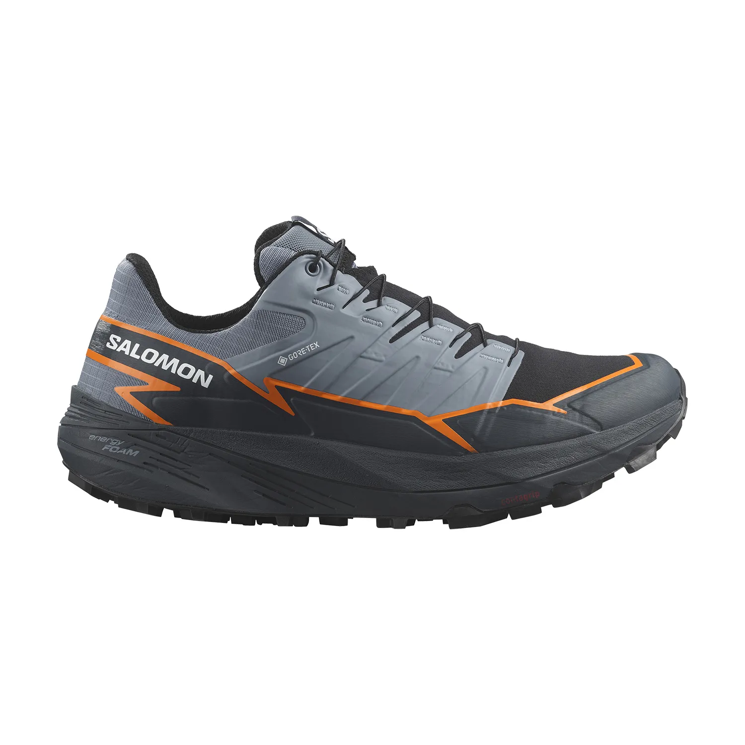 Salomon Thundercross GTX  Flint Stone/Carbon/Orange Pepper