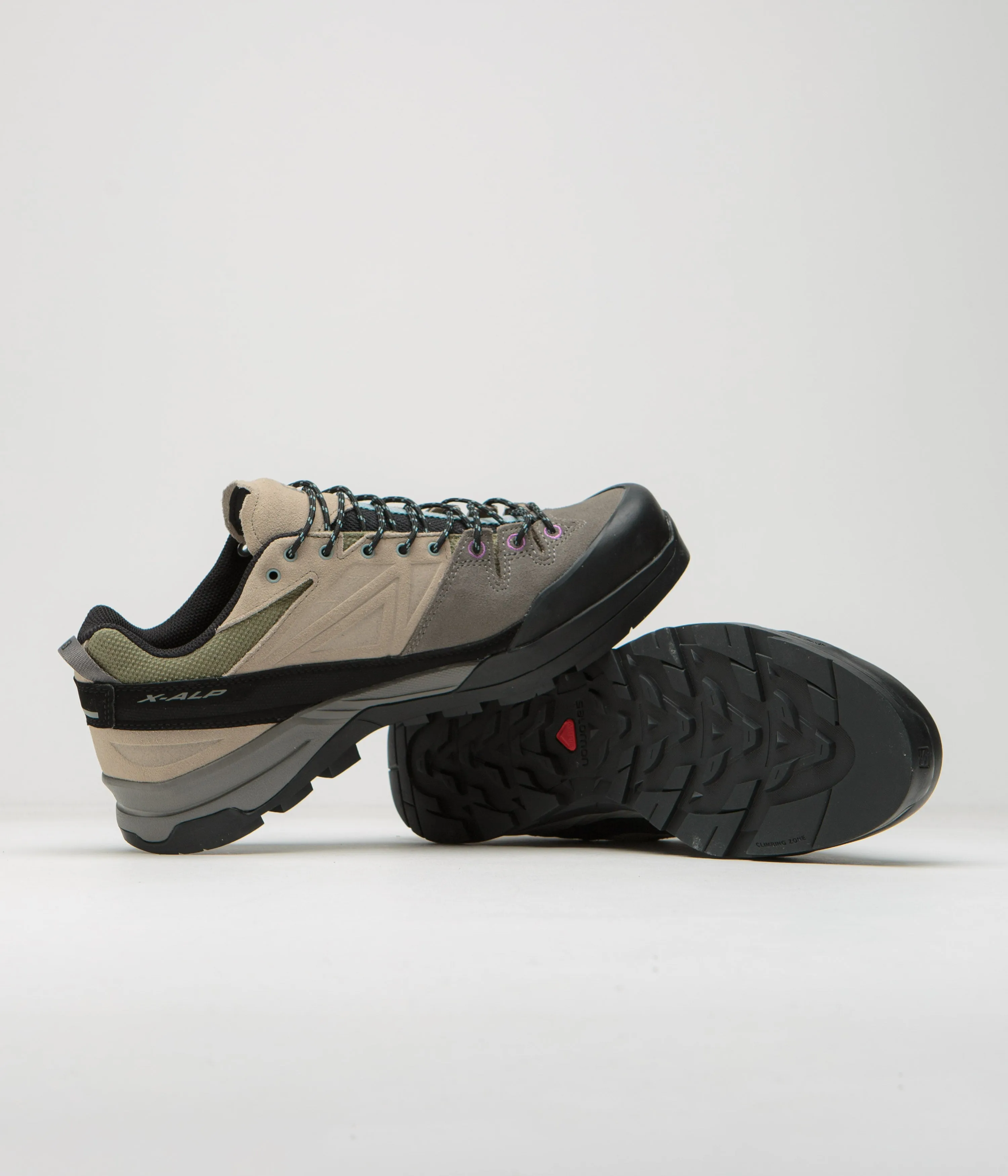 Salomon X-ALP LTR Shoes - Pewter / Vintage Khaki / Black