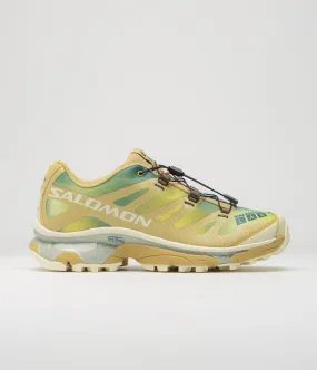 Salomon XT-4 OG Aurora Borealis Shoes - Southern Moss / Transparent Yellow / Deep Dive