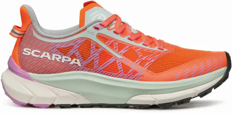 Scarpa Womens Golden Gate 2 ATR Running Shoe - Orange Fluo-Orchid