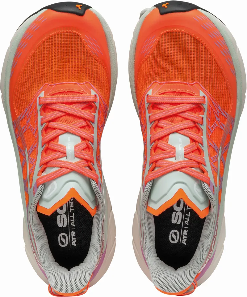 Scarpa Womens Golden Gate 2 ATR Running Shoe - Orange Fluo-Orchid