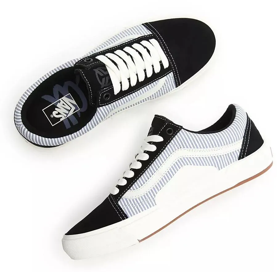 shoes Vans Bmx Old Skool - Federal/Black/Blue Pinstripe - men´s