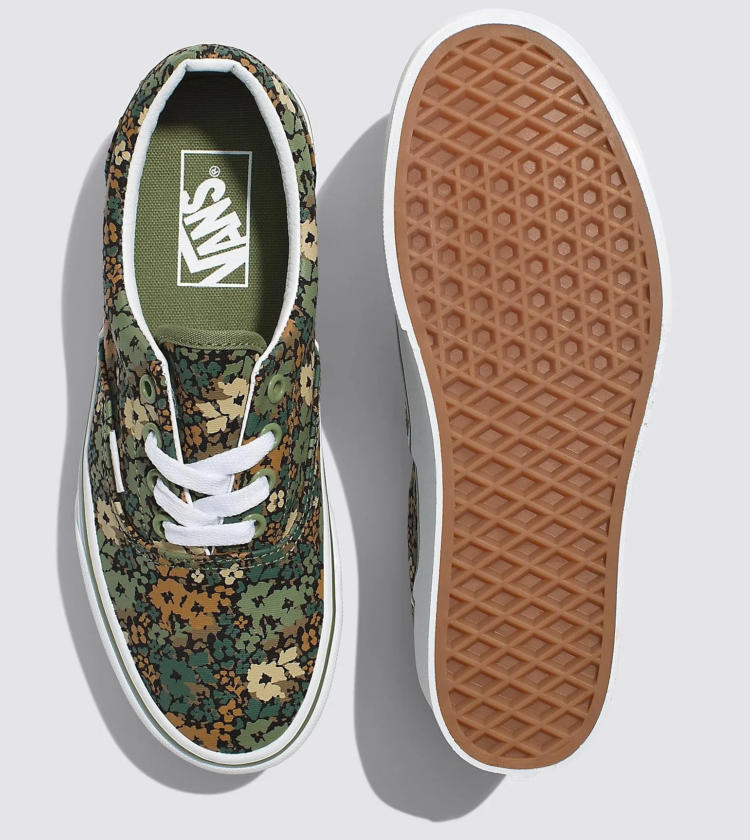 shoes Vans Era Stackform - Camo Floral Loden Green