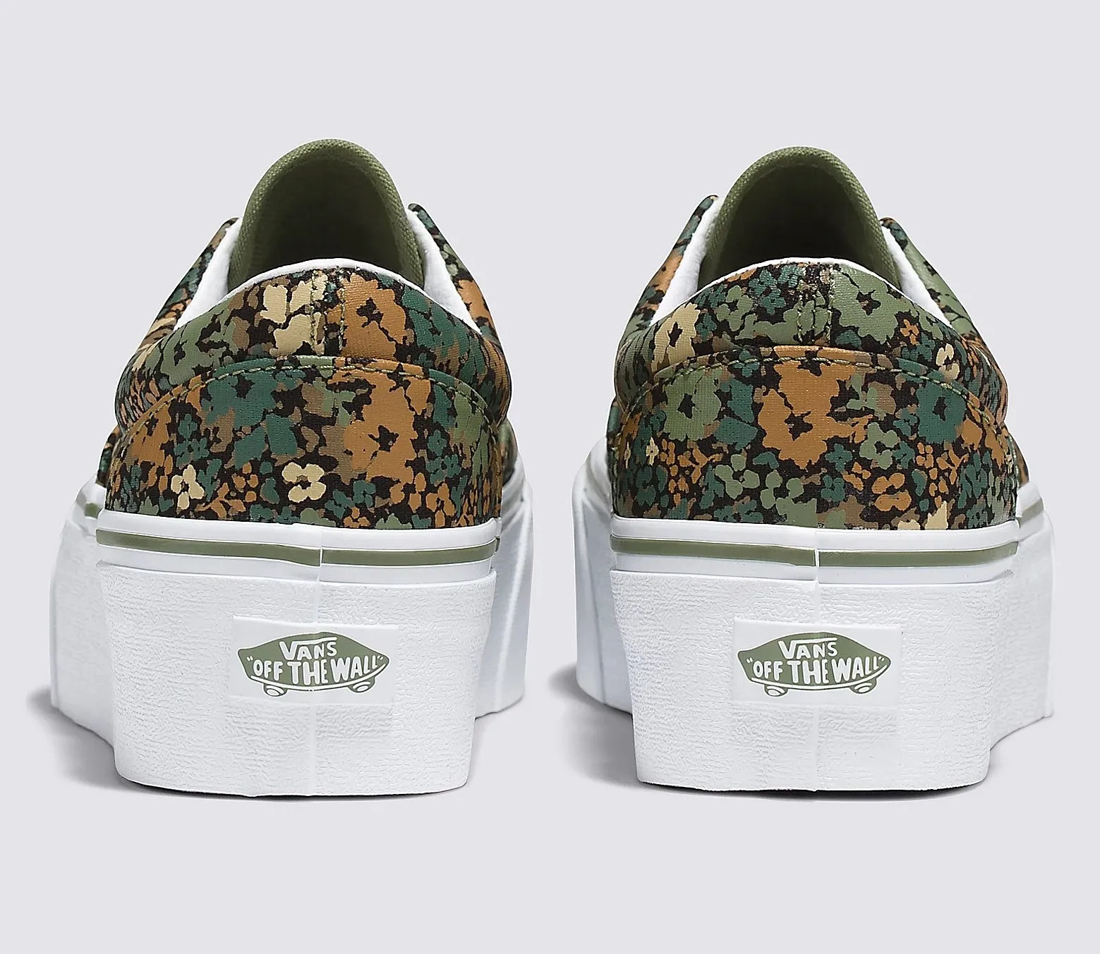 shoes Vans Era Stackform - Camo Floral Loden Green