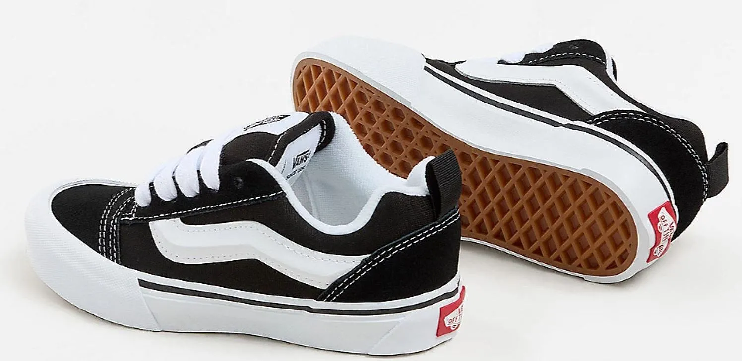 shoes Vans Knu Skool - Black/White - kid´s