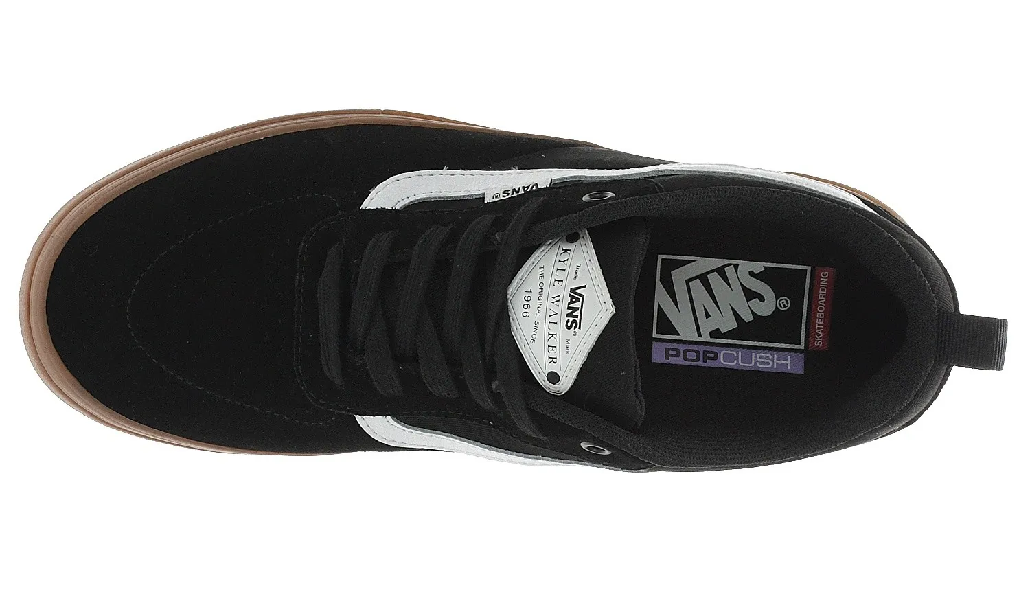 shoes Vans Kyle Walker - Black/Gum - men´s