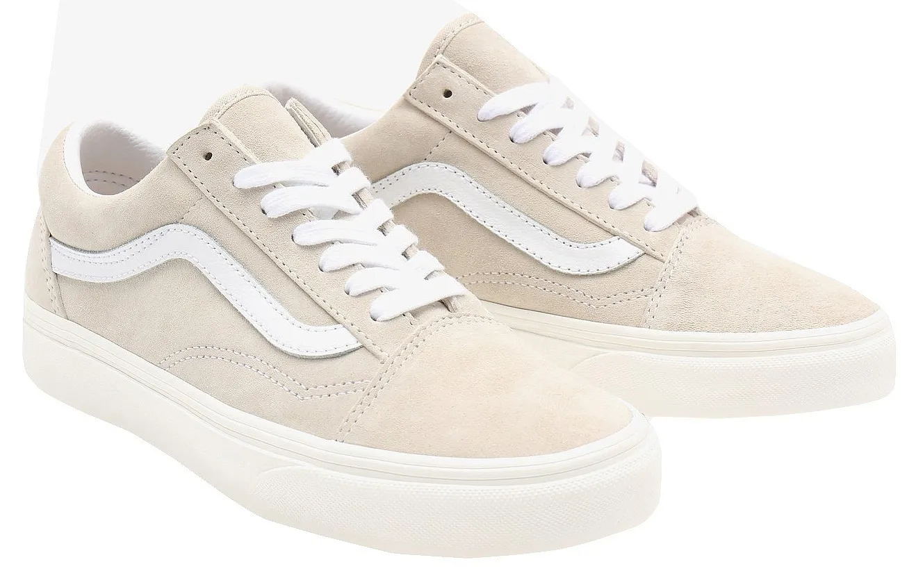 shoes Vans Old Skool - Pig Suede/Sandshell/Snow White