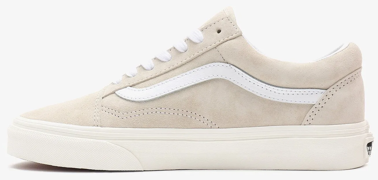 shoes Vans Old Skool - Pig Suede/Sandshell/Snow White