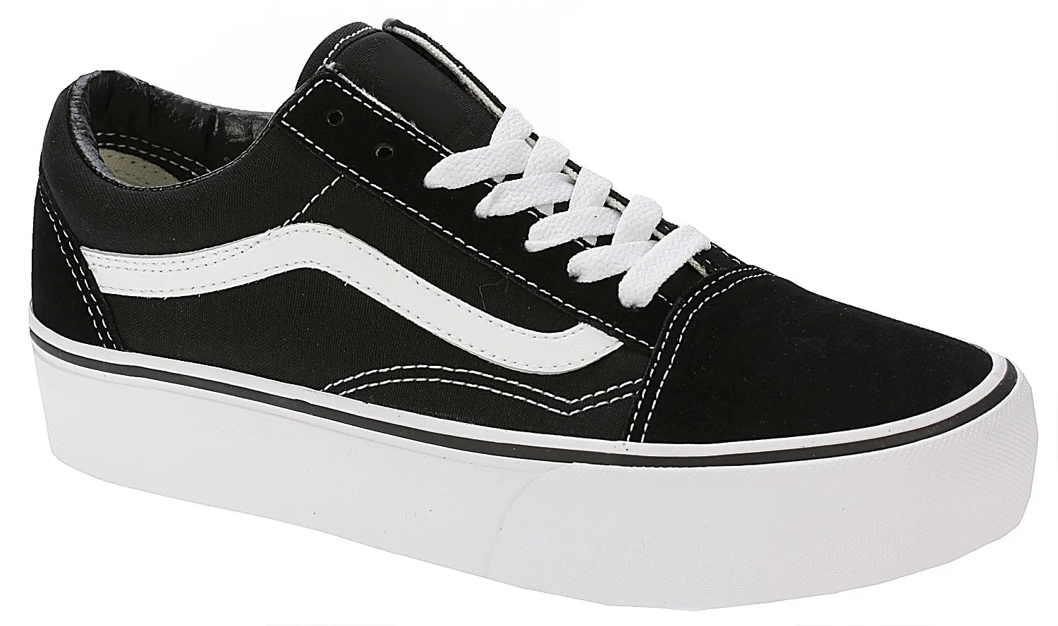 shoes Vans Old Skool Platform - Black/White