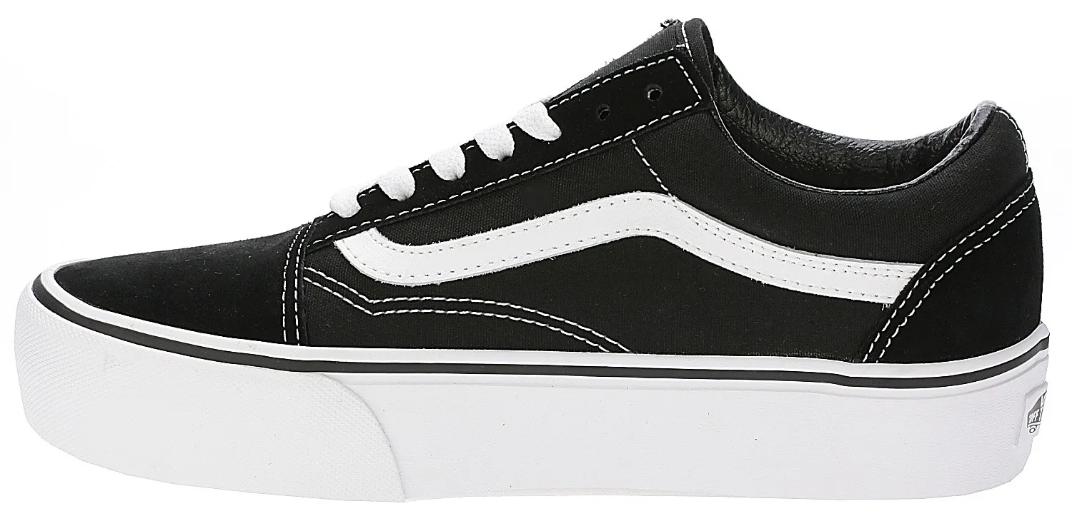 shoes Vans Old Skool Platform - Black/White