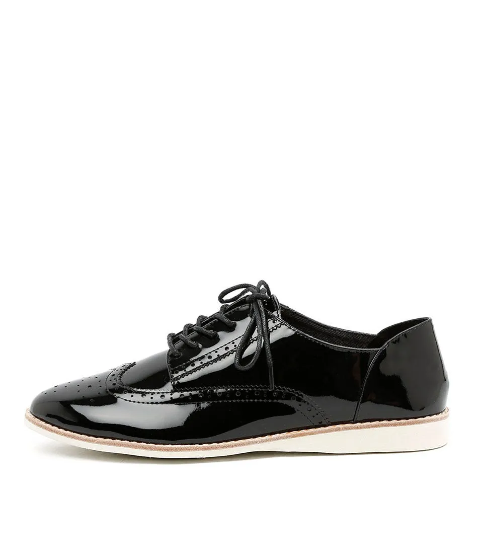 SILENT D Nanette Black Patent Leather