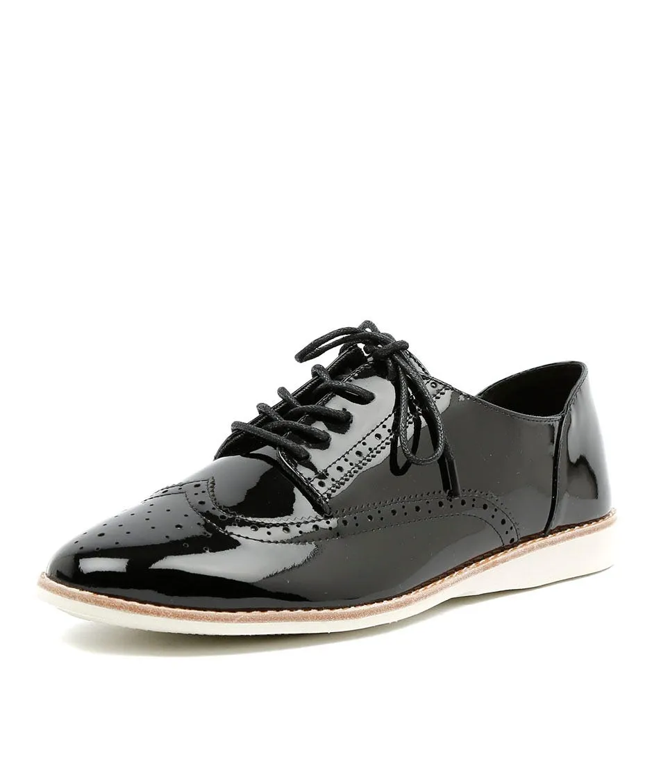 SILENT D Nanette Black Patent Leather