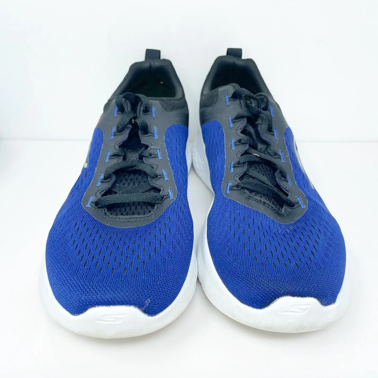 Skechers Mens Go Run Lite 220894 Blue Running Shoes Sneakers Size 9.5