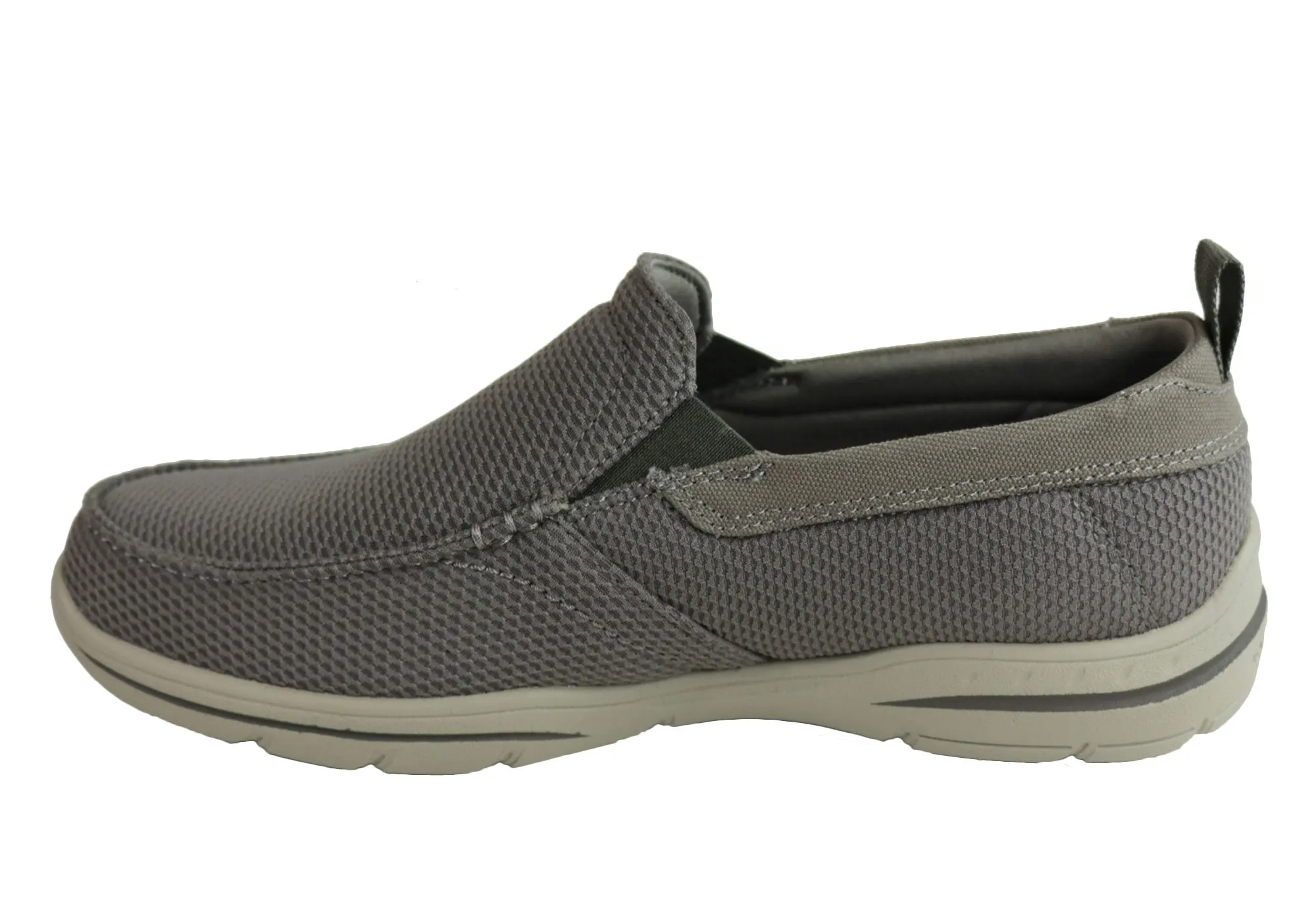 Skechers Mens Harper Walton Relaxed Fit Memory Foam Wide Fit Shoes