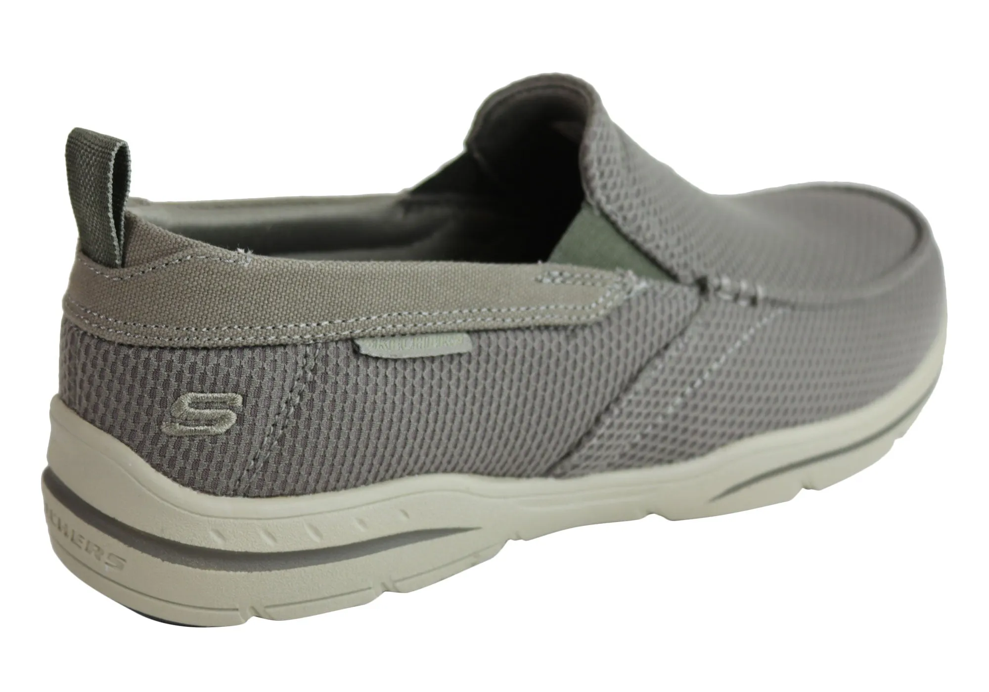 Skechers Mens Harper Walton Relaxed Fit Memory Foam Wide Fit Shoes