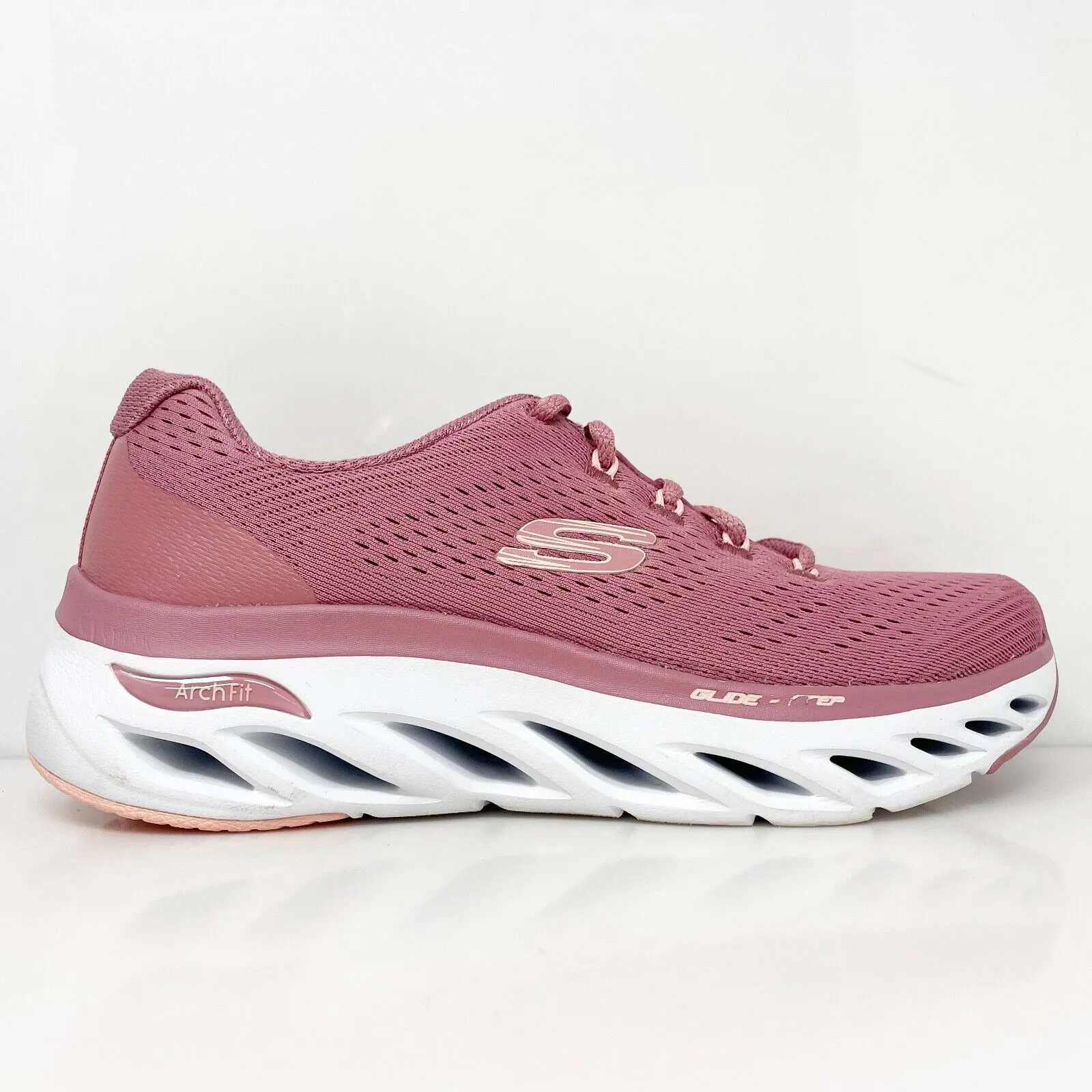 Skechers Womens Arch Fit Glide Step 149873 Pink Running Shoes Sneakers Size 9