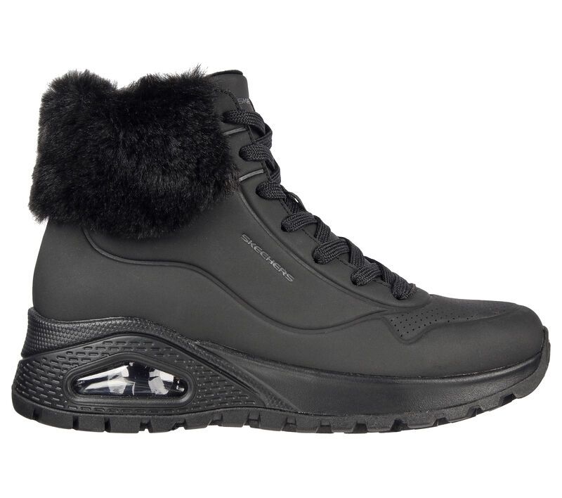 SNEAKERS SKECHERS DONNA UNO RUGGED - FALL AIR BLACK 167274/BBK