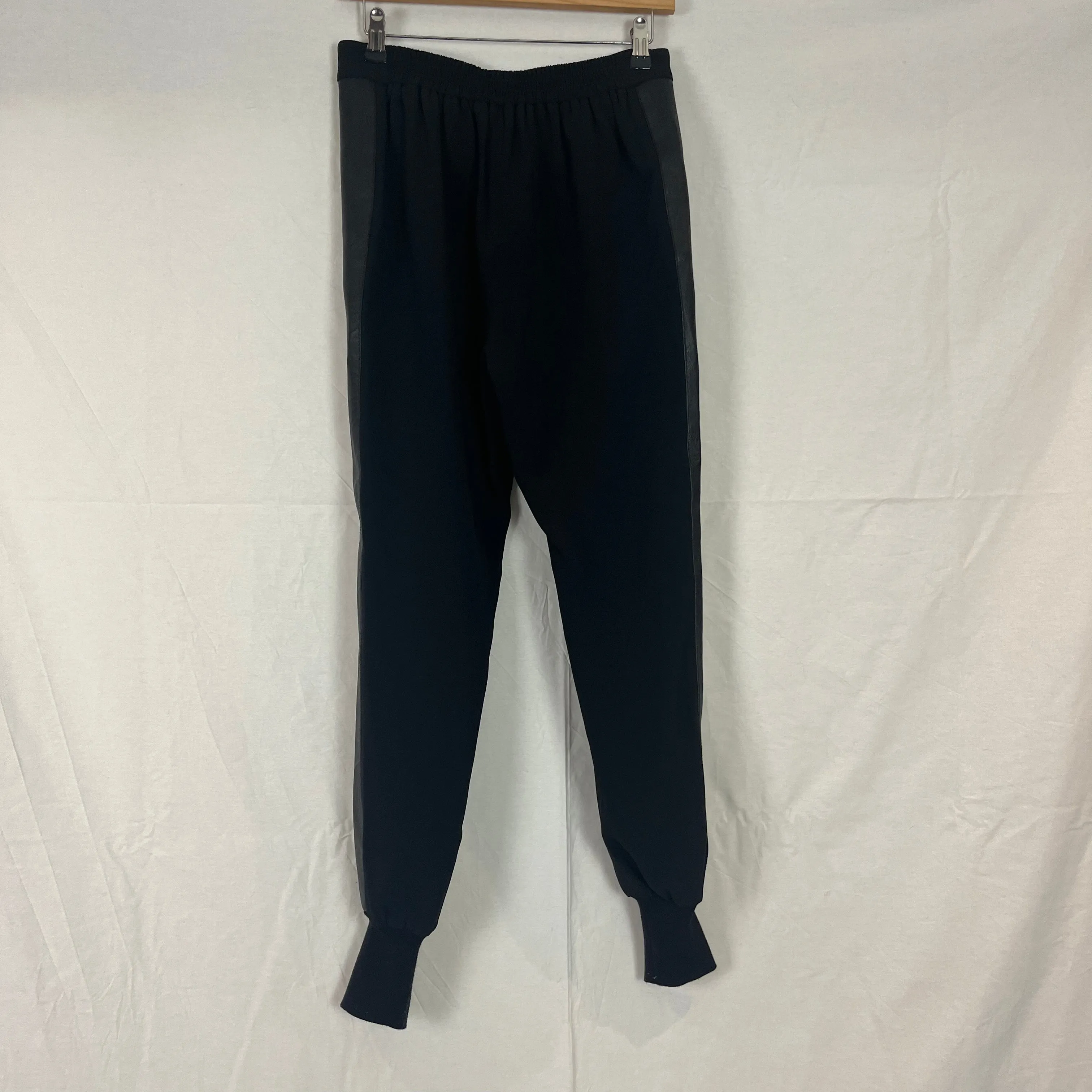 Stella McCartney Leather Stripe Tracksuit Bottoms S