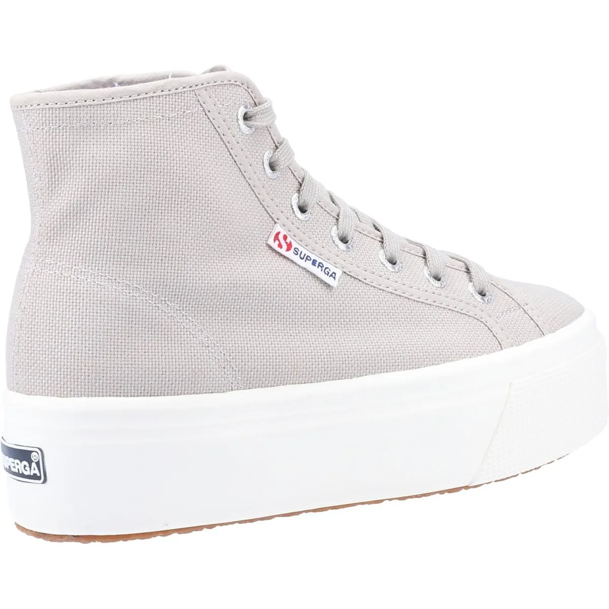 Superga 2708 HI TOP Ankle Boots Grey Colomba/White Avorio