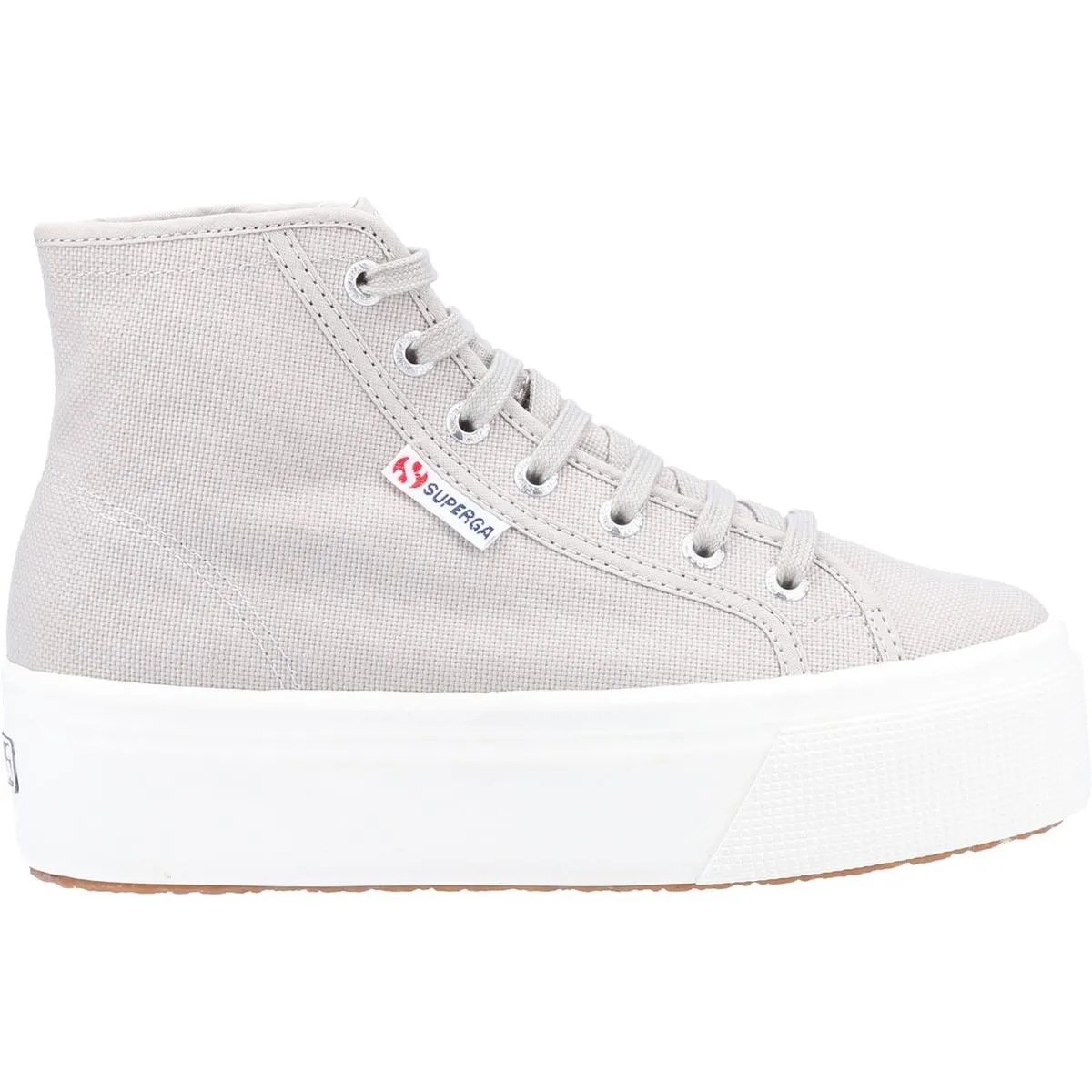 Superga 2708 HI TOP Ankle Boots Grey Colomba/White Avorio