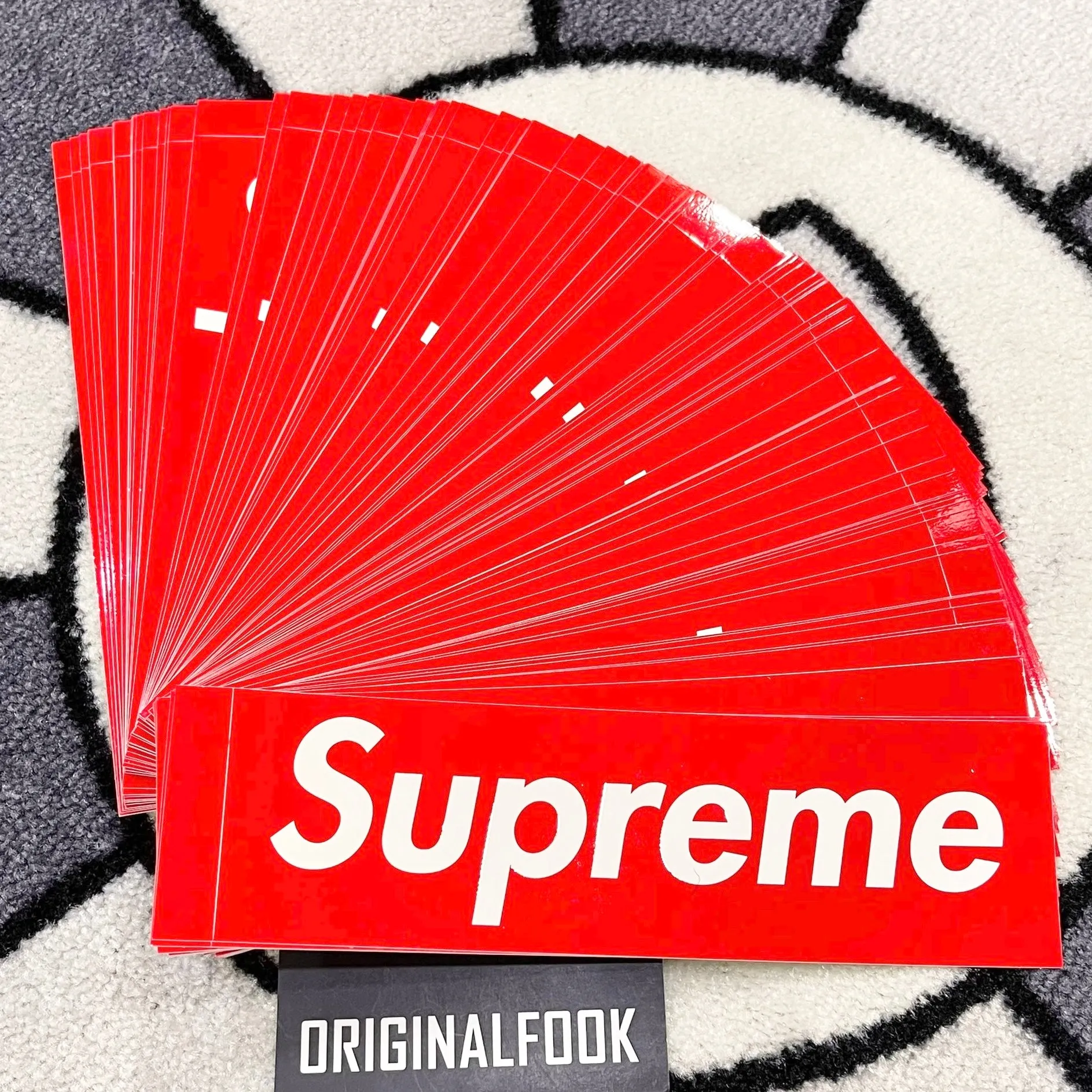 SUPREME Classic Box Logo Waterproof Sticker