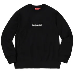 Supreme  |Supreme Box Logo Crewneck Black