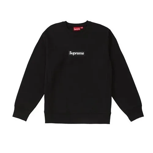 Supreme  |Supreme Box Logo Crewneck Black