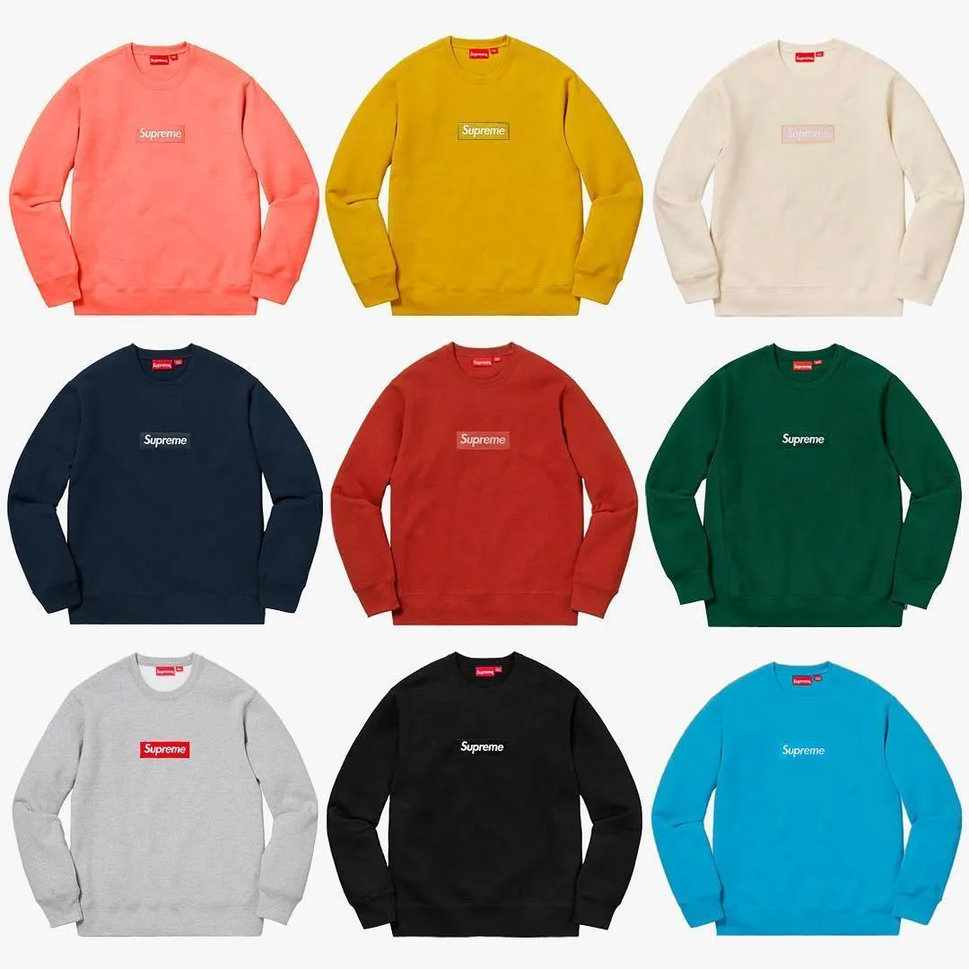 Supreme  |Supreme Box Logo Crewneck Black