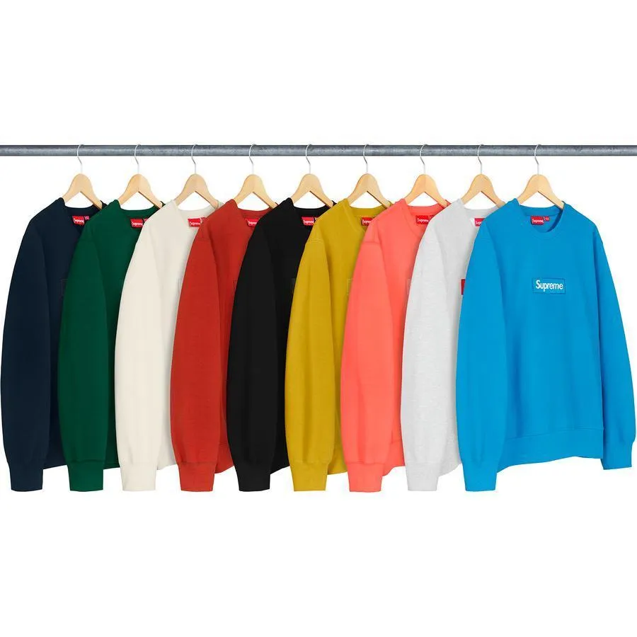 Supreme  |Supreme Box Logo Crewneck Mustard