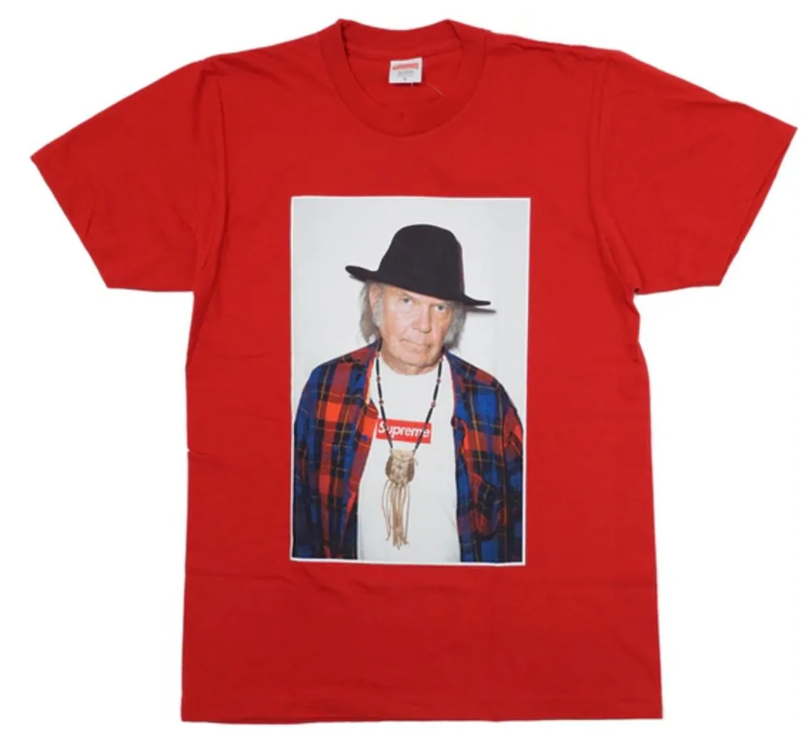 Supreme  |Supreme Neil Young Tee Red