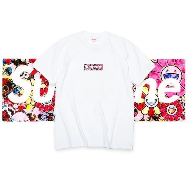 Supreme  |Supreme Takashi Murakami COVID-19 Relief Box Logo Tee