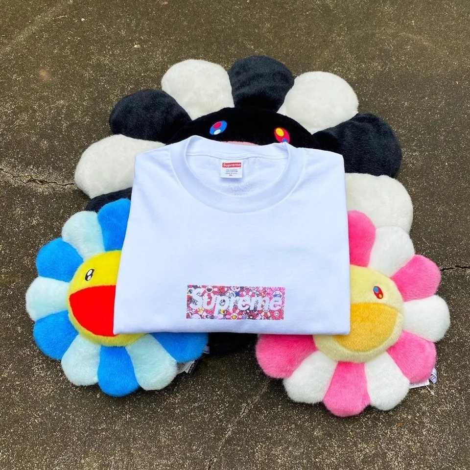 Supreme  |Supreme Takashi Murakami COVID-19 Relief Box Logo Tee