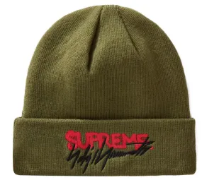 Supreme Yohji Yamamoto New Era Beanie Olive