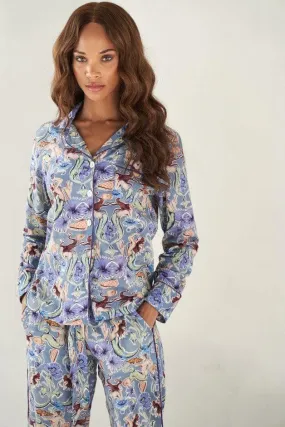 The Lazy Poet - Emma PJ Pant Set - Calypso