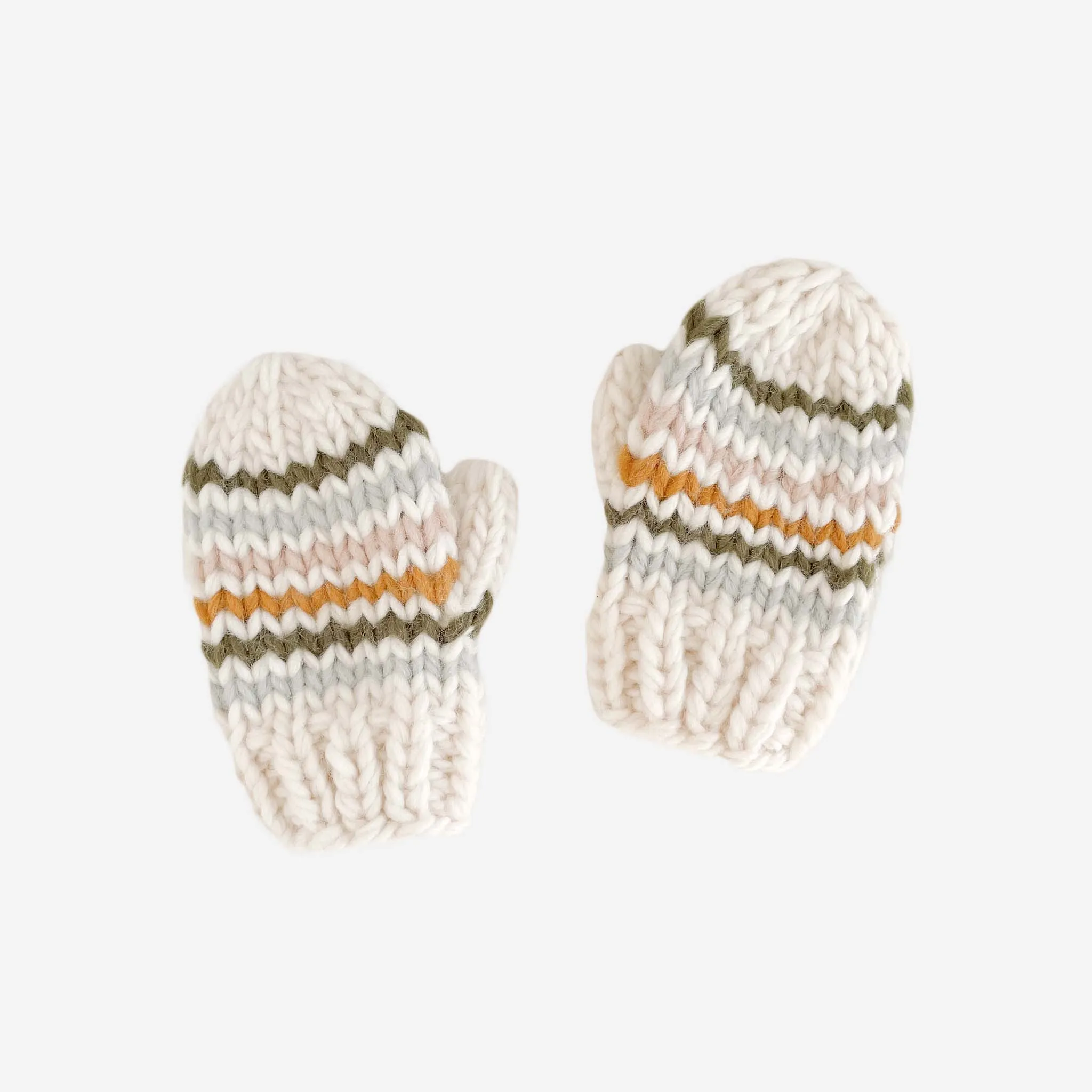 The Pastel Knit Mittens  - KIDS