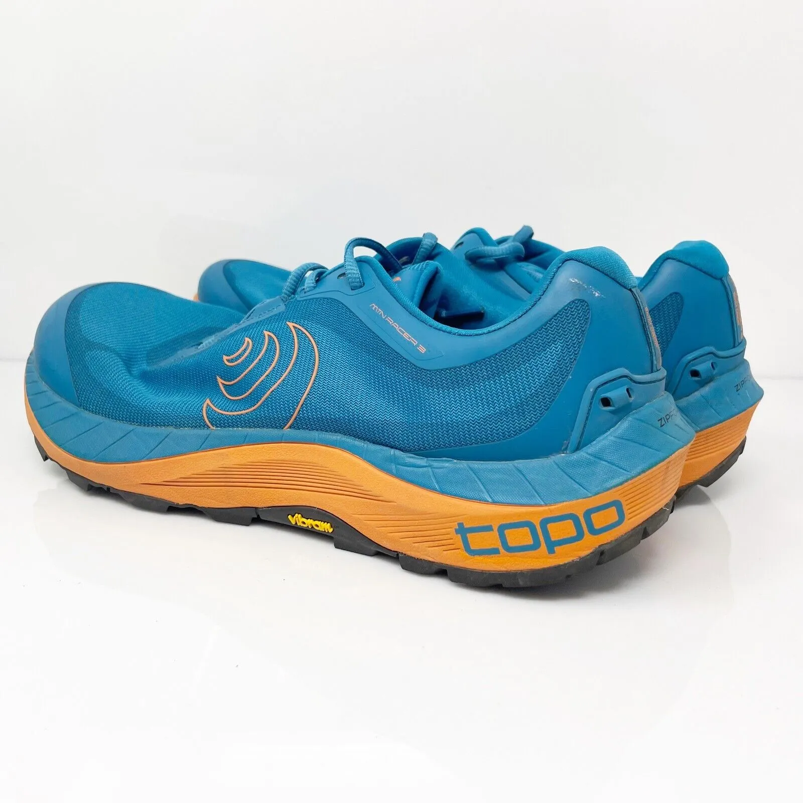 Topo Athletic Mens MTN Racer 3 Blue Running Shoes Sneakers Size 11.5