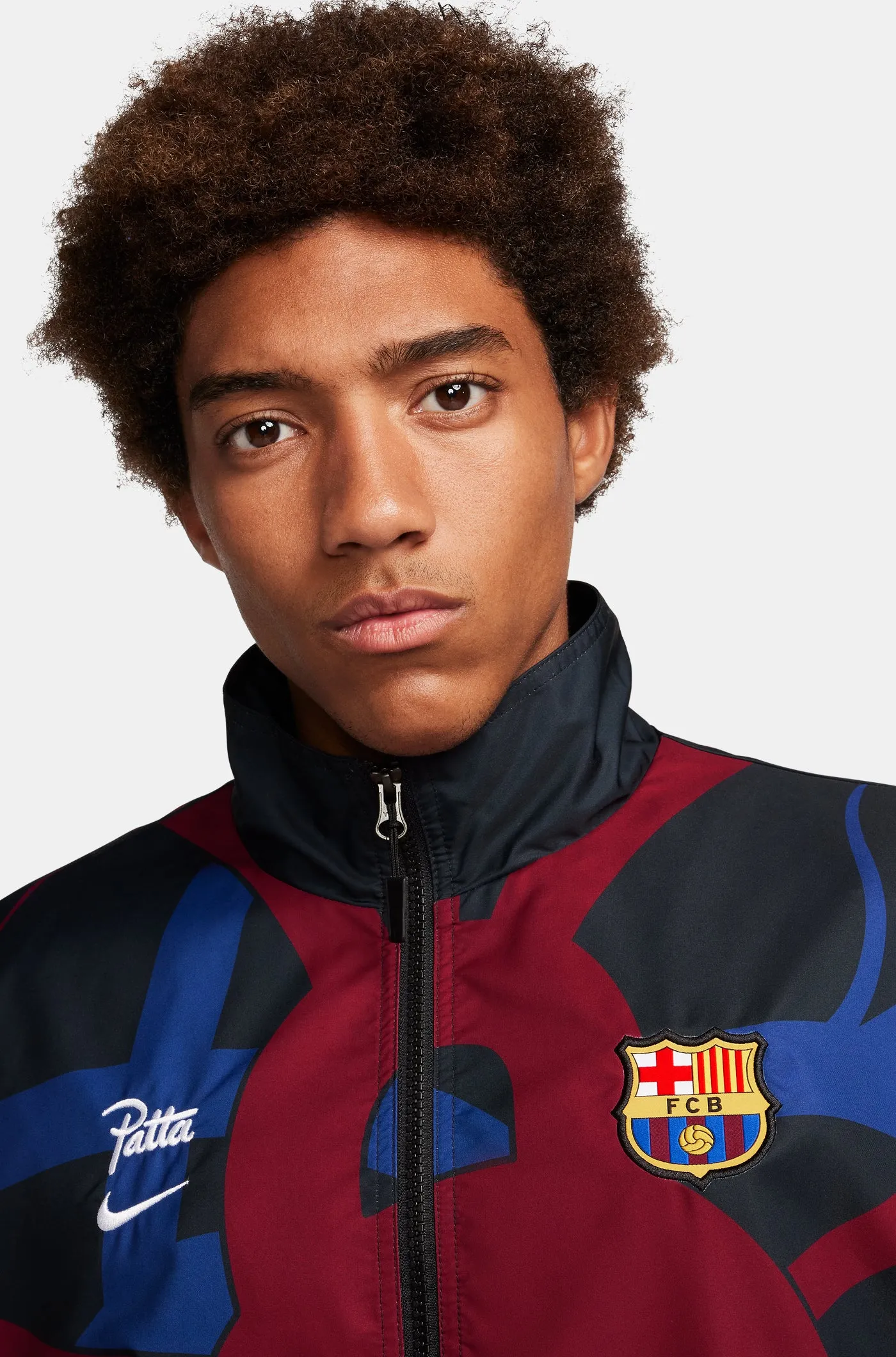 Tracksuit Top Blue FC Barcelona x Patta