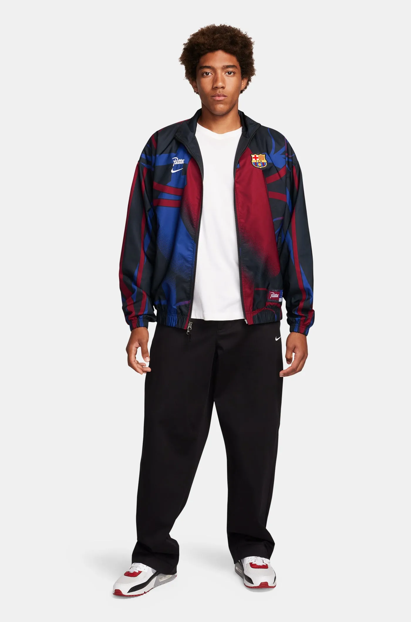 Tracksuit Top Blue FC Barcelona x Patta