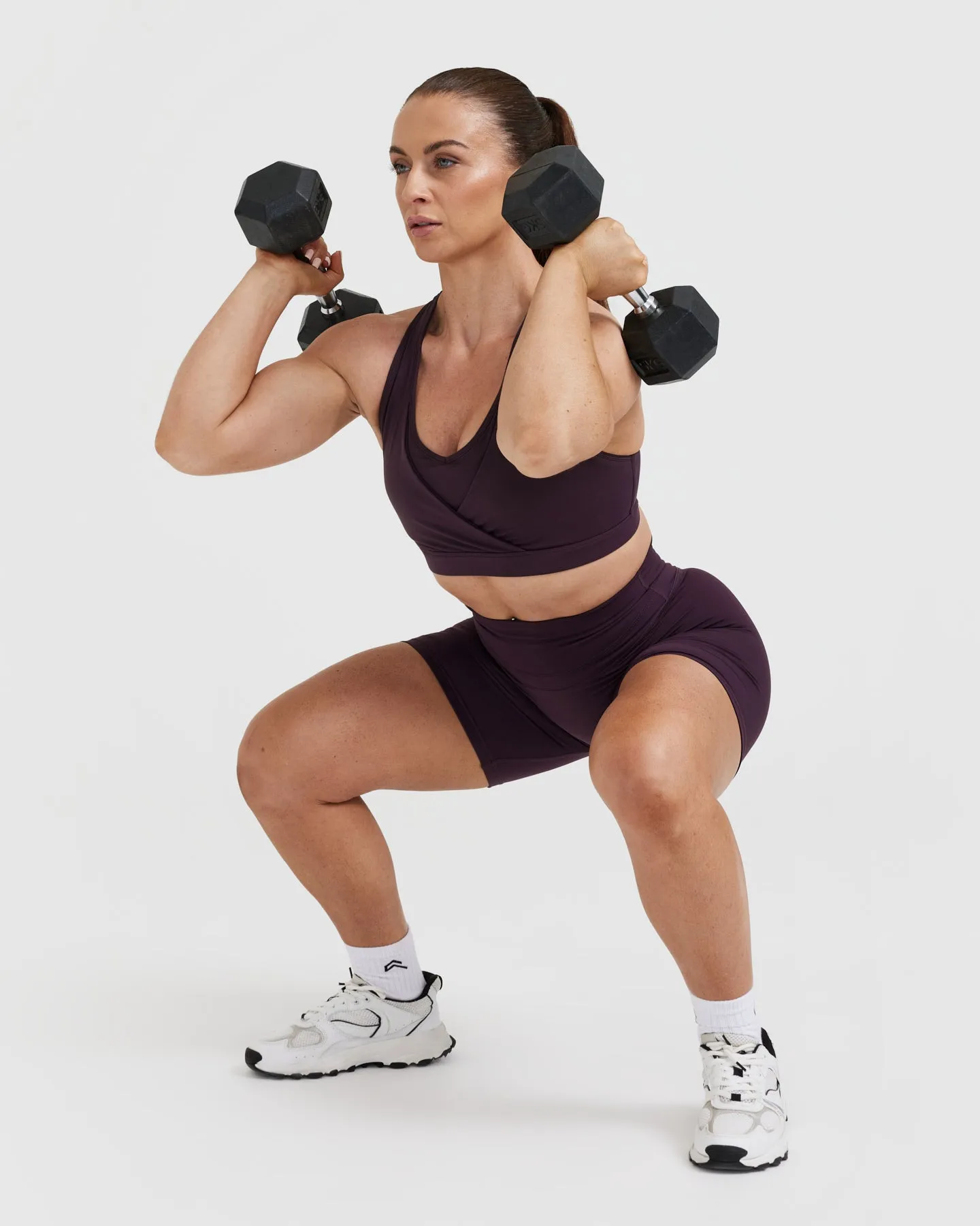 Unified Layered Sports Bra | Blackberry Purple