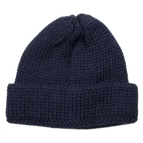 Universal Works - Short Watch Cap Kilcarra Wool - Navy