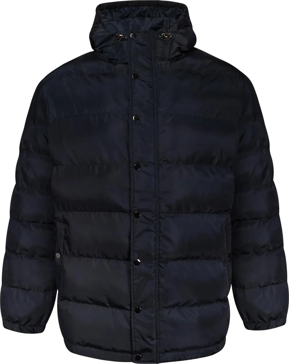 Uptheir Calypso Full Zip Hooded Puffer Jacket - Navy