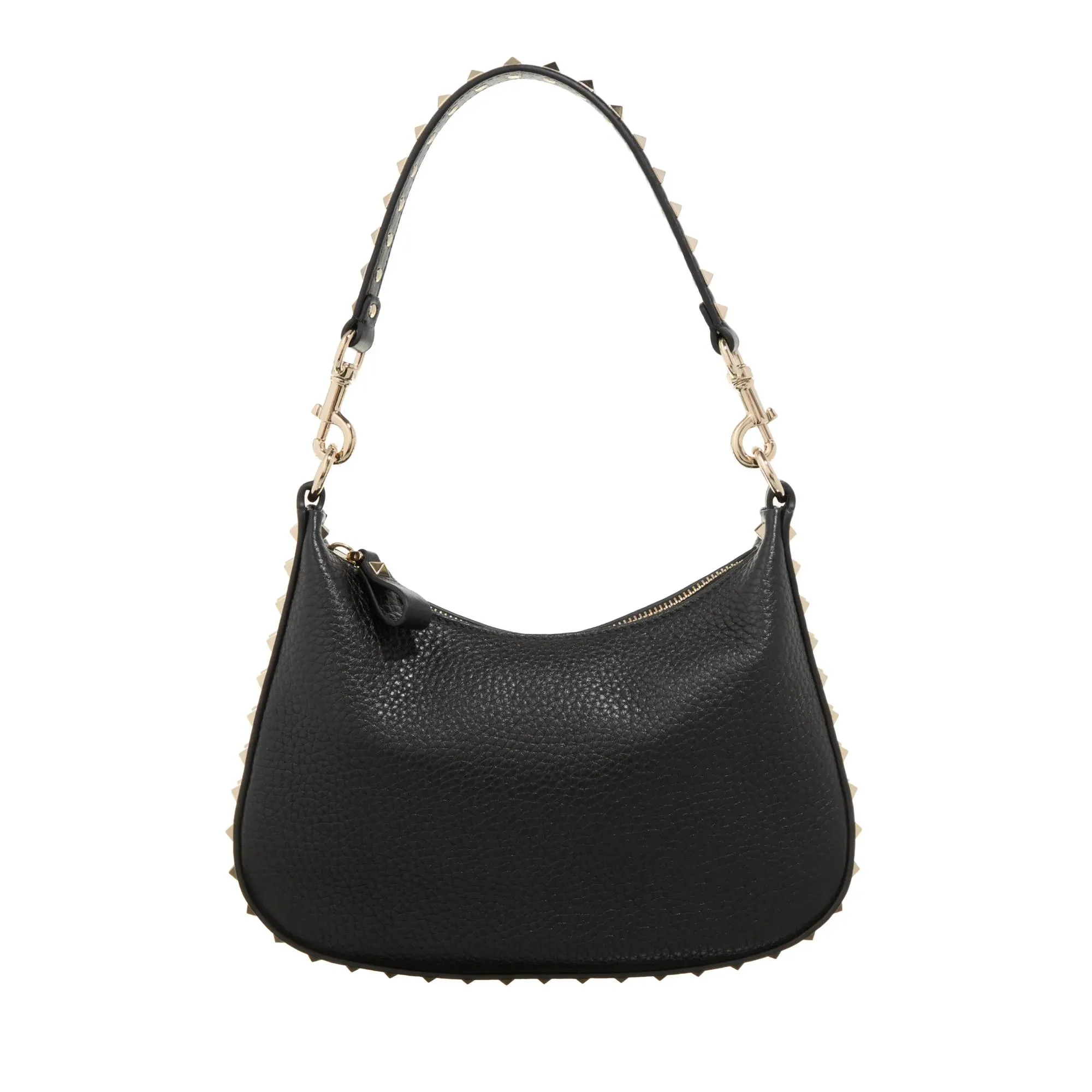 Valentino Garavani  Rockstud Hobo Bag Black