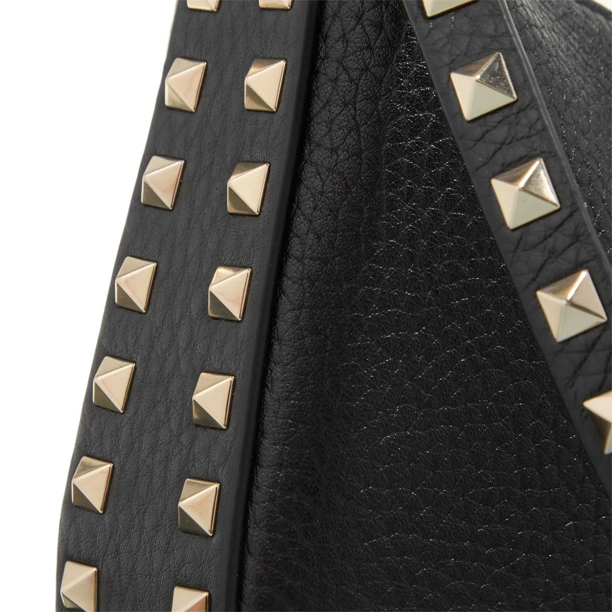 Valentino Garavani  Rockstud Hobo Bag Black